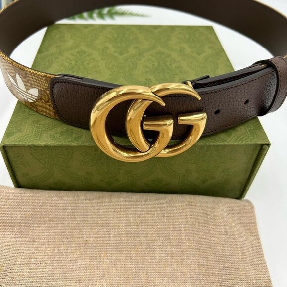 Unisex Gucci, X Adidas,marmont GG belt size 34 inches/85 cm - Picture 3 of 13